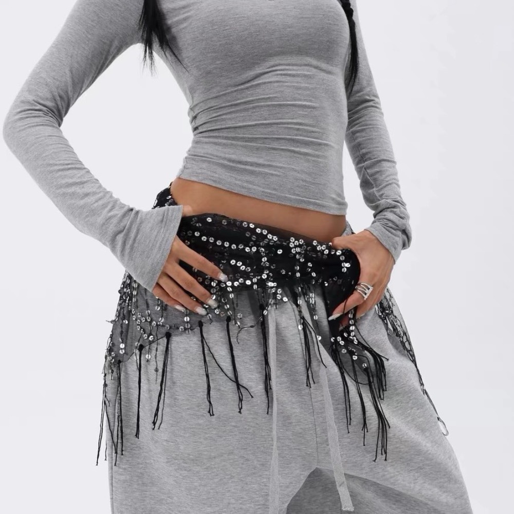 Street Fashion India - Mode Pailletten Bauchtanz Gürtel Jazz Dance