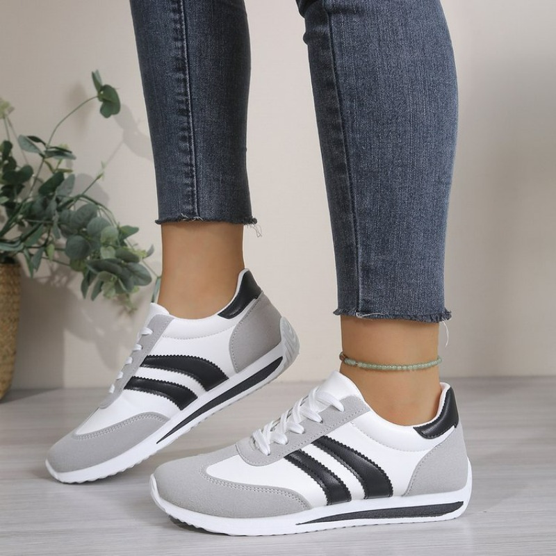 Street Fashion Ladies - Leichte, bequeme Damen-Sneaker mit Schnürung, modische