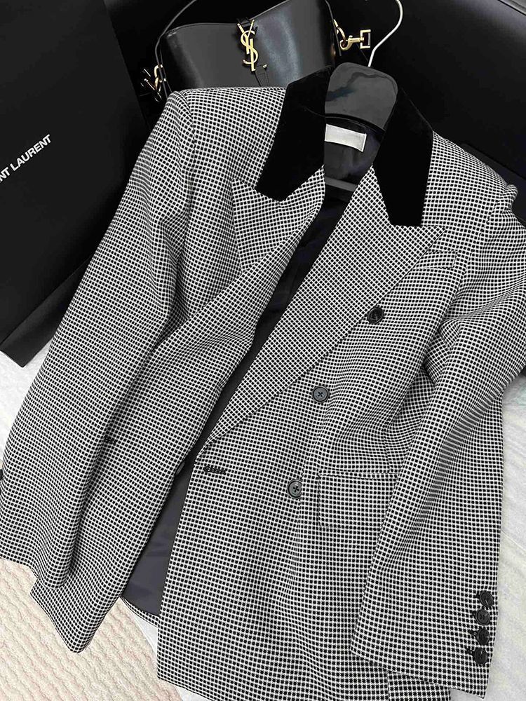 Street Fashion England - Elegante Street Style Blazer Frühling Herbst