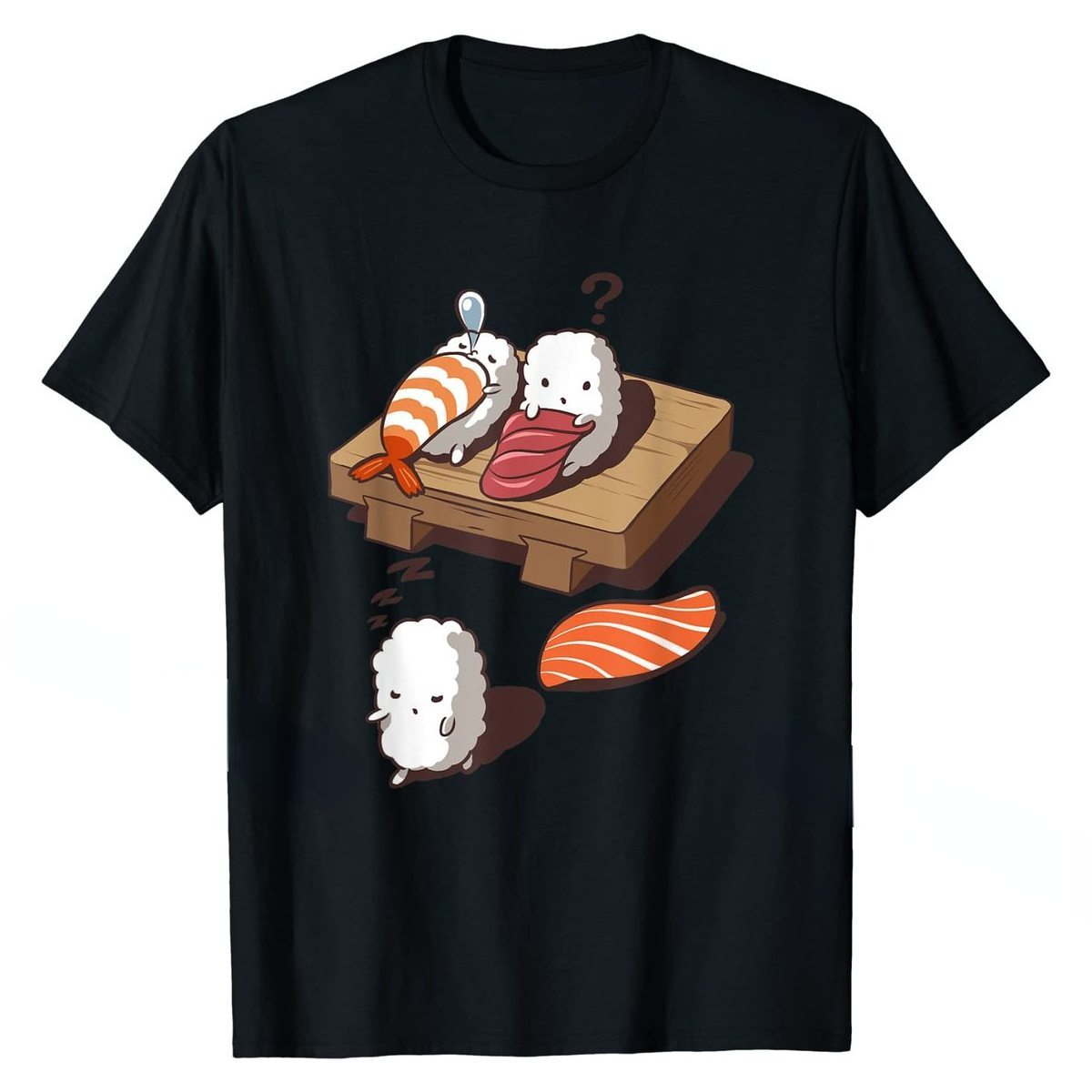Street Fashion Japan - Lustige japanische Nigiri Sushi Schlafwandeln T-Shirt