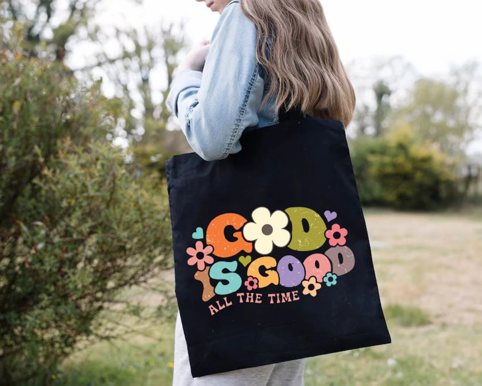 Tote Bag Canvas Print - God Is Good Tragetasche Canvas-Tasche Schultertasche