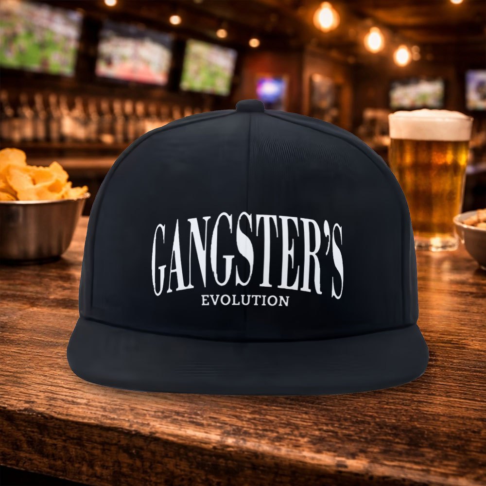 Street Fashion Evolution - 2026 Gangster's Evolution Flat Brim Hip-Hop