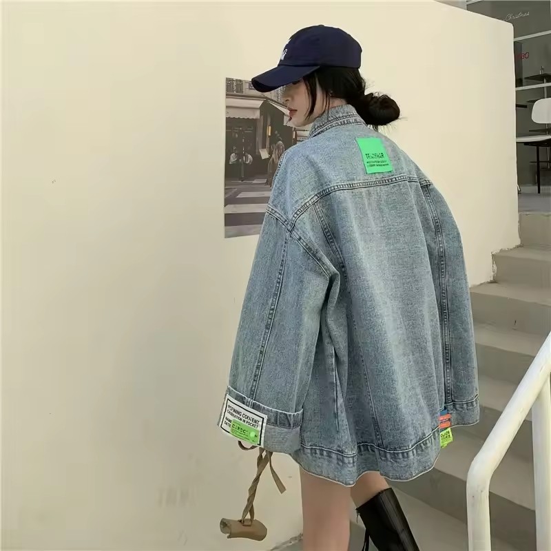 Korean Street Fashion Female - 2025 neue Mode Denim Jacke Frauen
