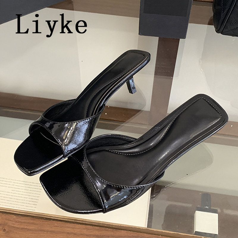 Street Fashion Brand - Liyke Marken-Designer-Schuhe Damen Mules Slides Modische