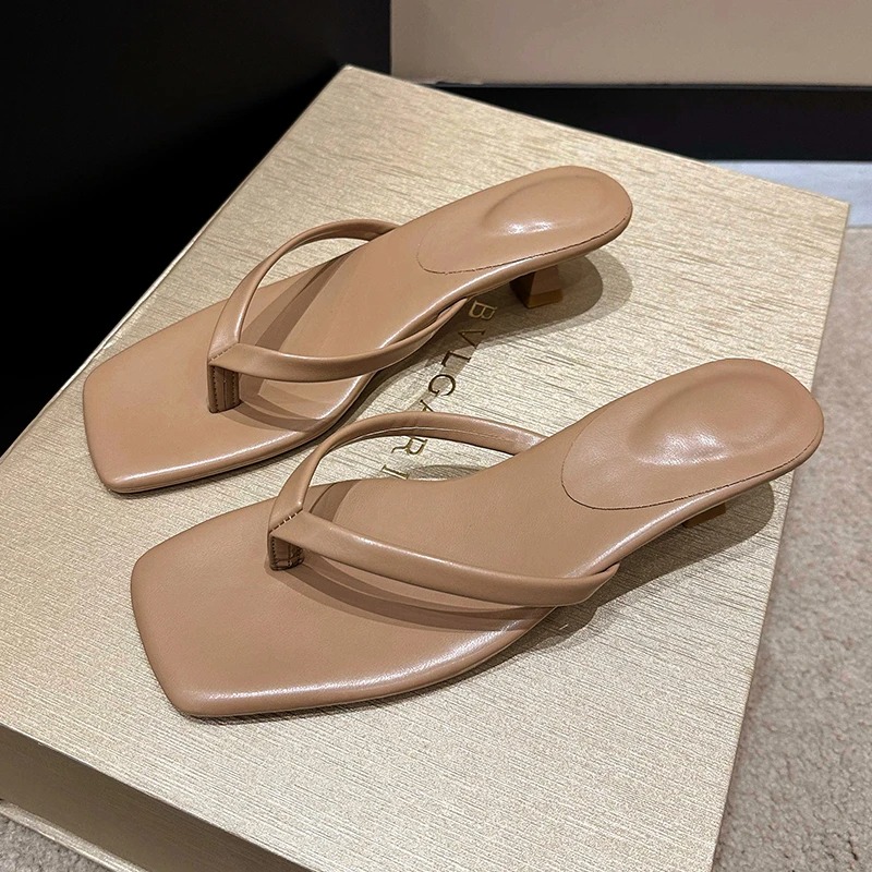 Street Fashion Clothing - Sommer Damen Clip-Toe Pantoletten Komfortable Flache
