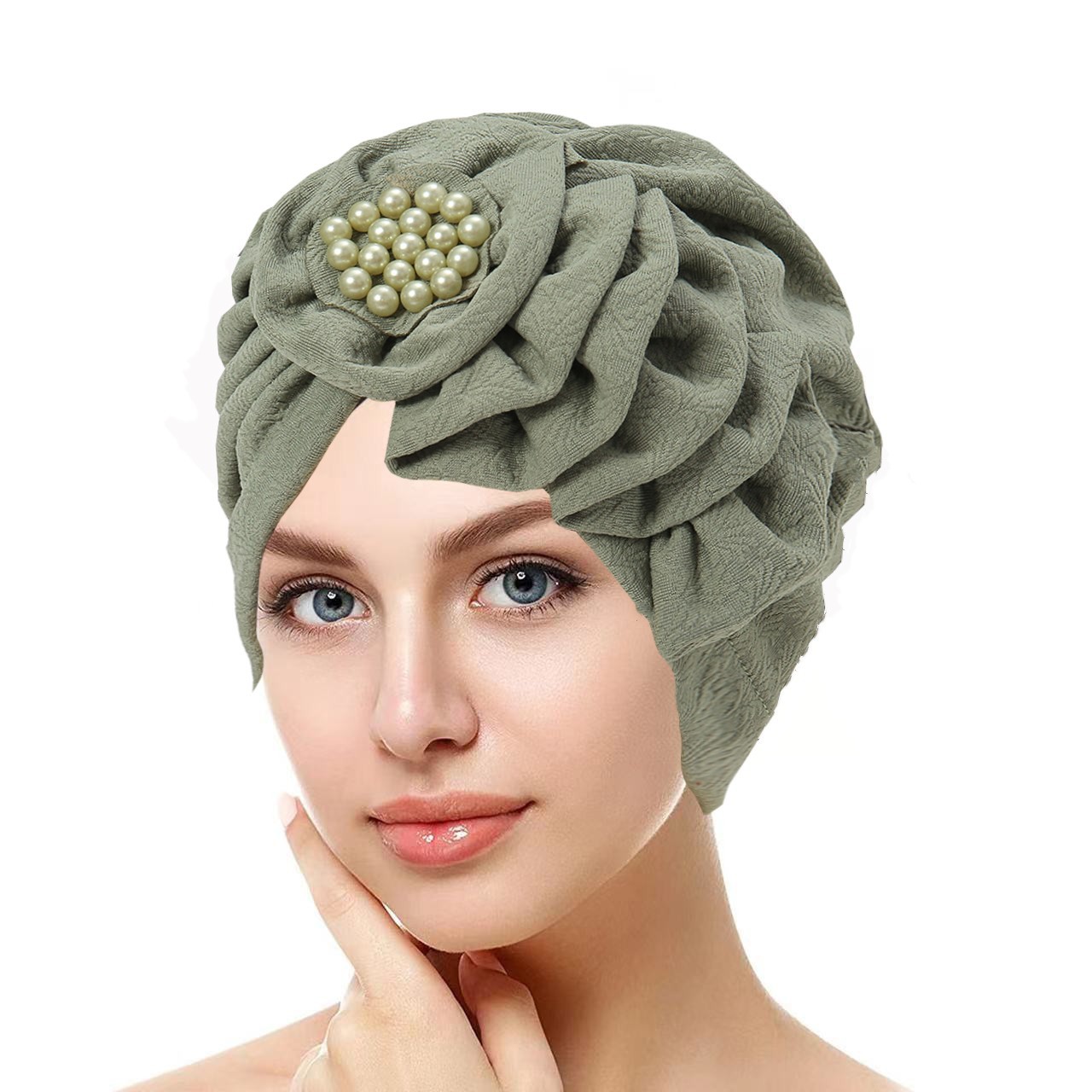 Street Fashion Hijab - Neue Vier Jahreszeiten Mehrfarbige Blumen Einfarbig