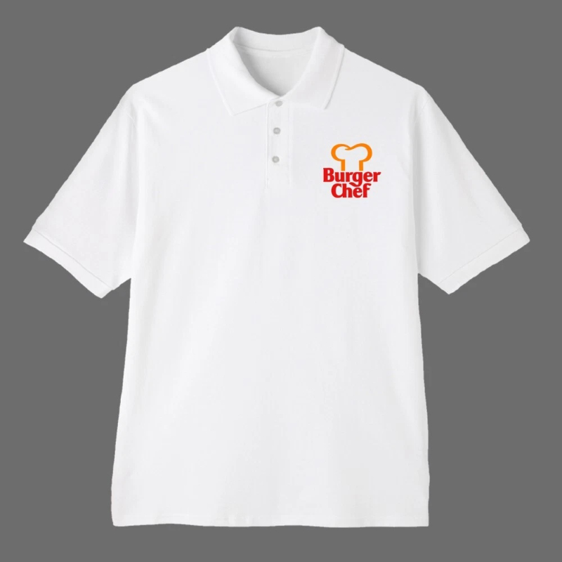 Street Fashion England - Burger Chef Weiß S bis 4XL