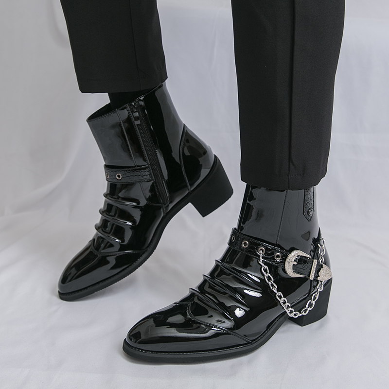 Street Fashion Brand - Mode Seite Zipper High Top männer