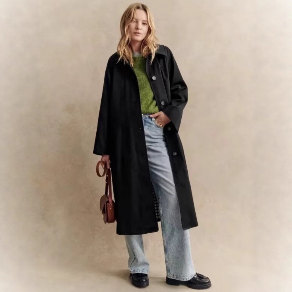 Damen Retro Trenchcoat – Lange – Street Fashion England Bewertung und Preis