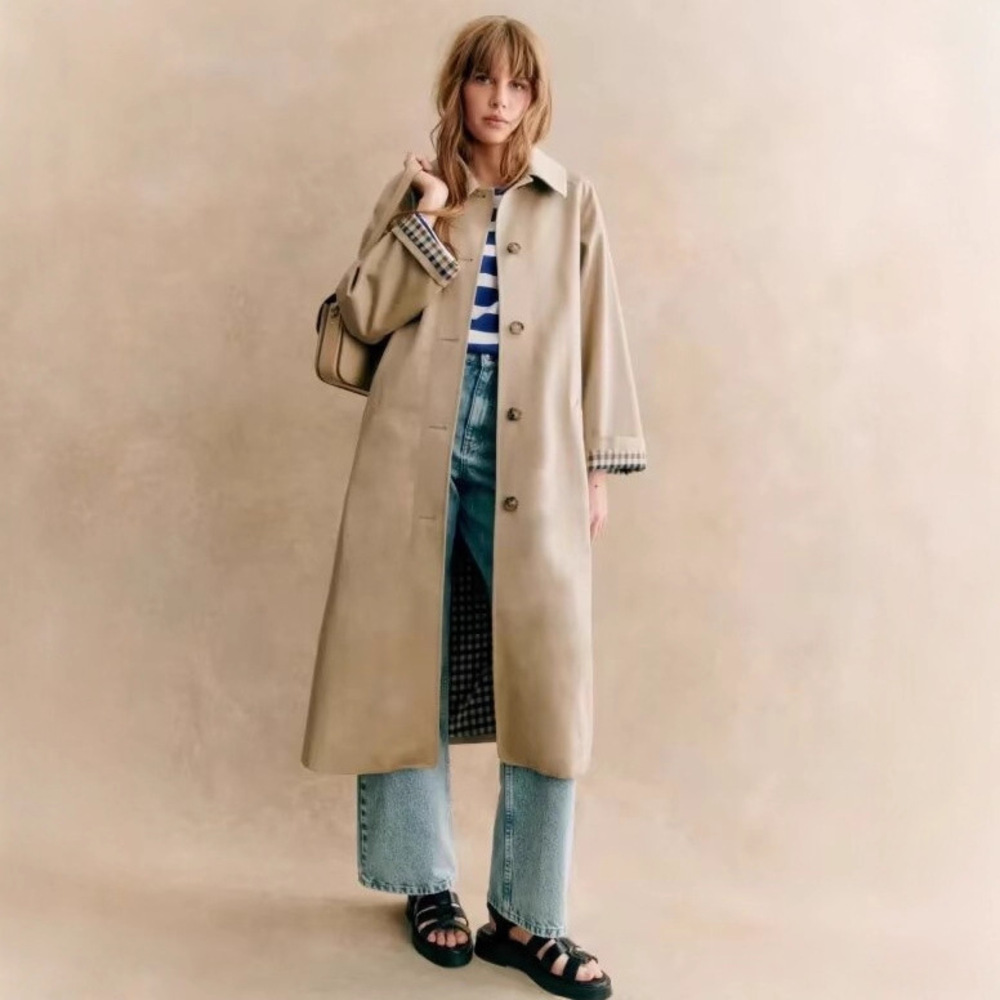 Damen Retro Trenchcoat – Lange – Street Fashion England Bewertung und Preis