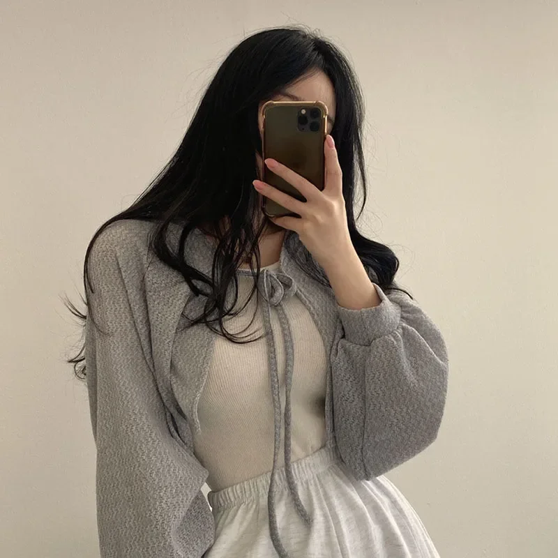 Sommer Frauen Strickjacke Weiß – Korean Street Fashion Female Bewertung und Preis