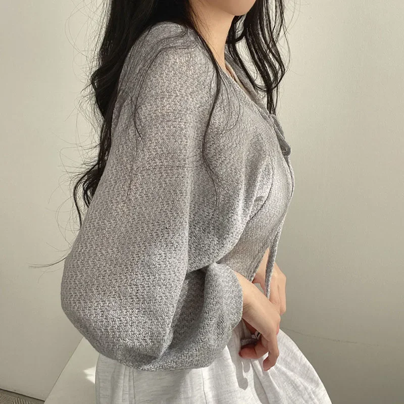 Sommer Frauen Strickjacke Weiß – Korean Street Fashion Female Bewertung und Preis