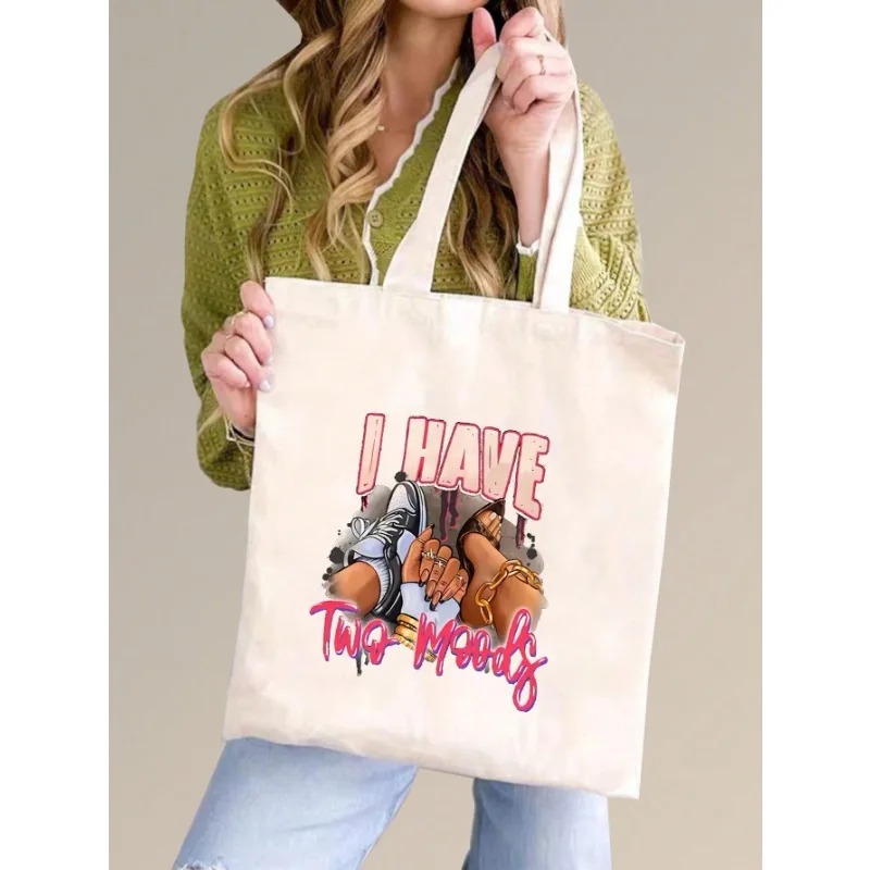 ROMWE Kawaii Canvas-Umhängetas – Tote Bag Canvas Print Bewertung und Preis