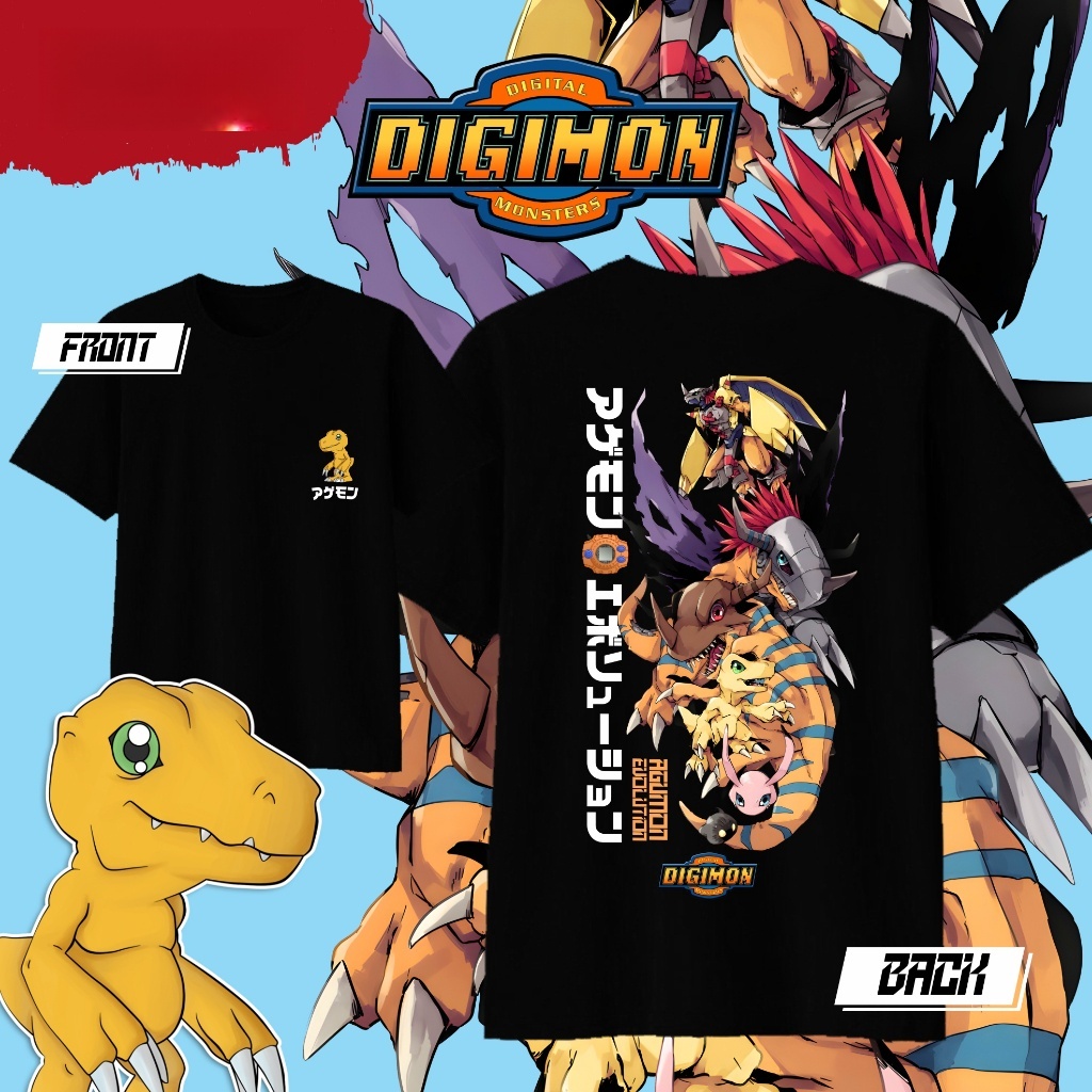 Anime Digimon Agumon Evolution – Street Fashion Evolution Bewertung und Preis