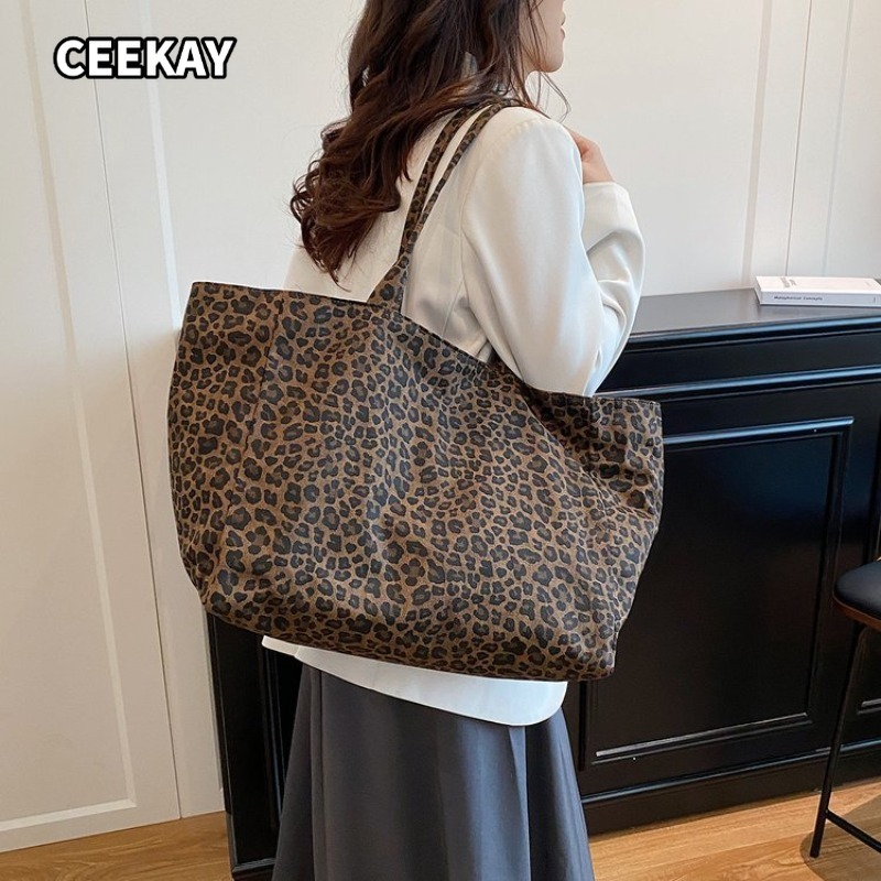 CEEKAY Damen-Tragetasche, Leop – Tote Bag Canvas Print Bewertung und Preis