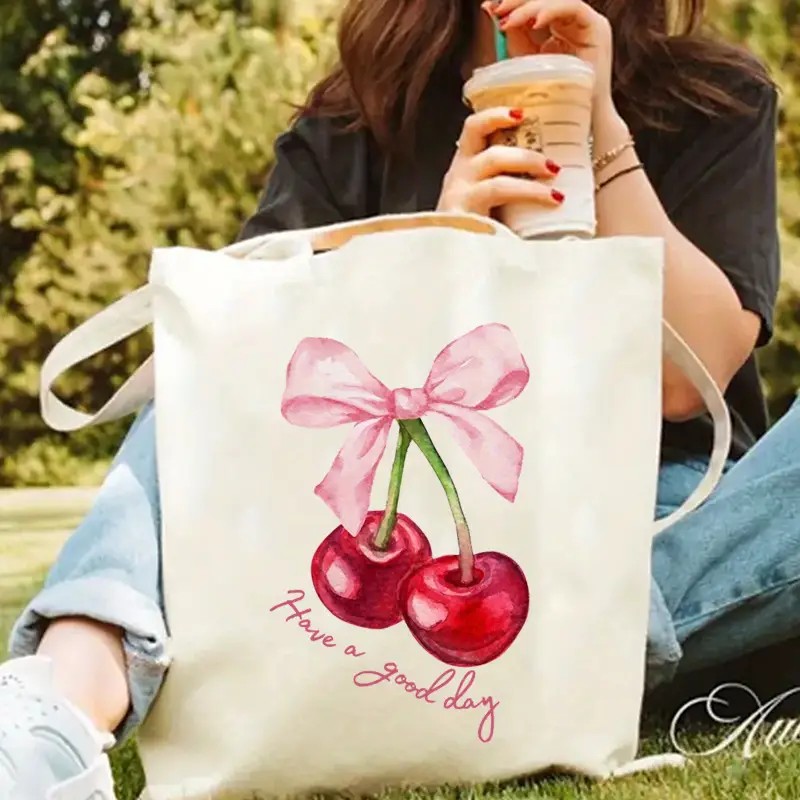 Canvas-Tragetasche mit Kirschs – Tote Bag Canvas Print Bewertung und Preis