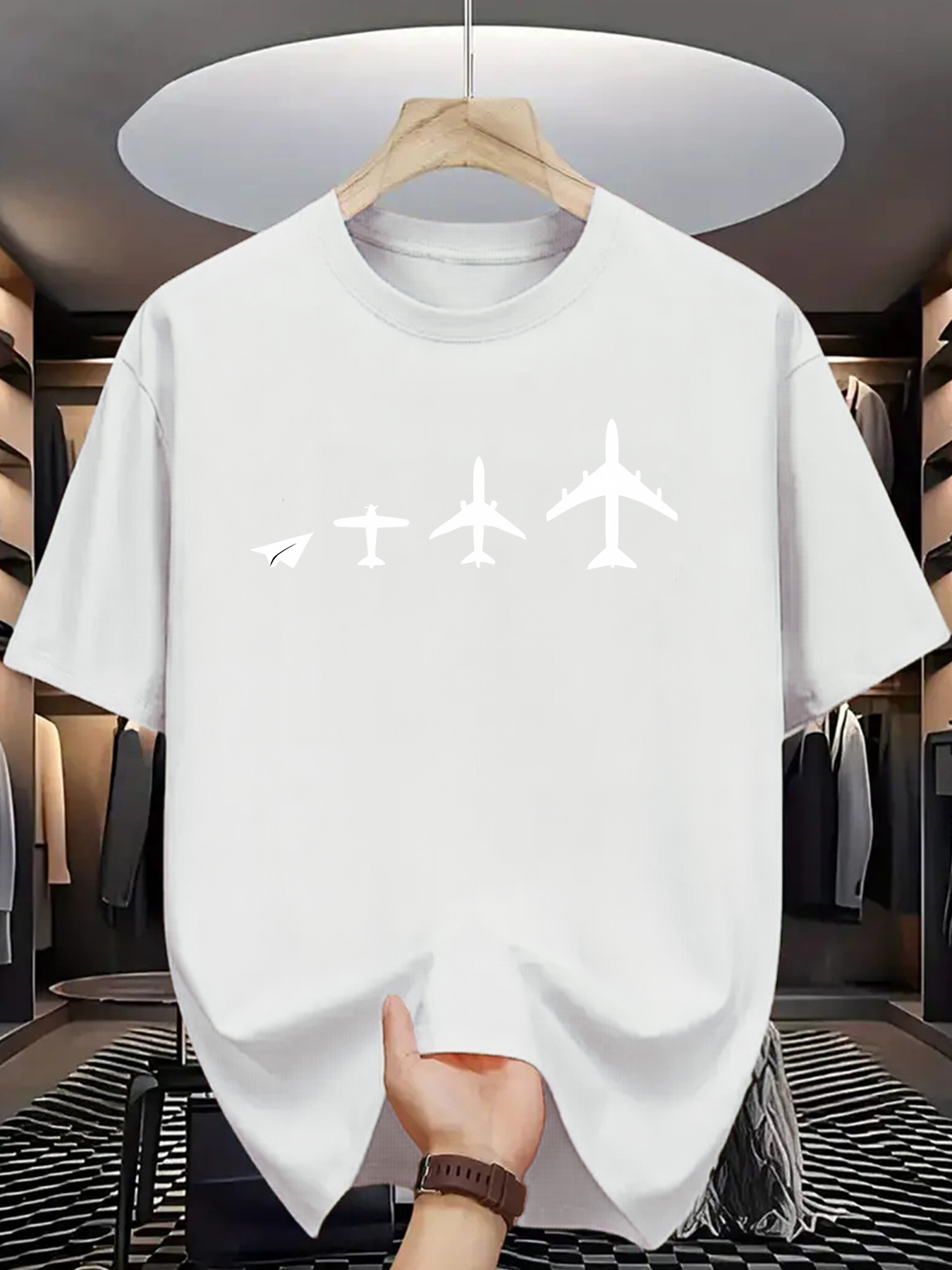 T-Shirt mit Flugzeug-Evolution – Street Fashion Evolution Bewertung und Preis