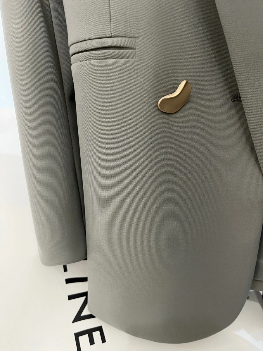 Lässiger, schicker grauer Blaz – Street Fashion England Bewertung und Preis