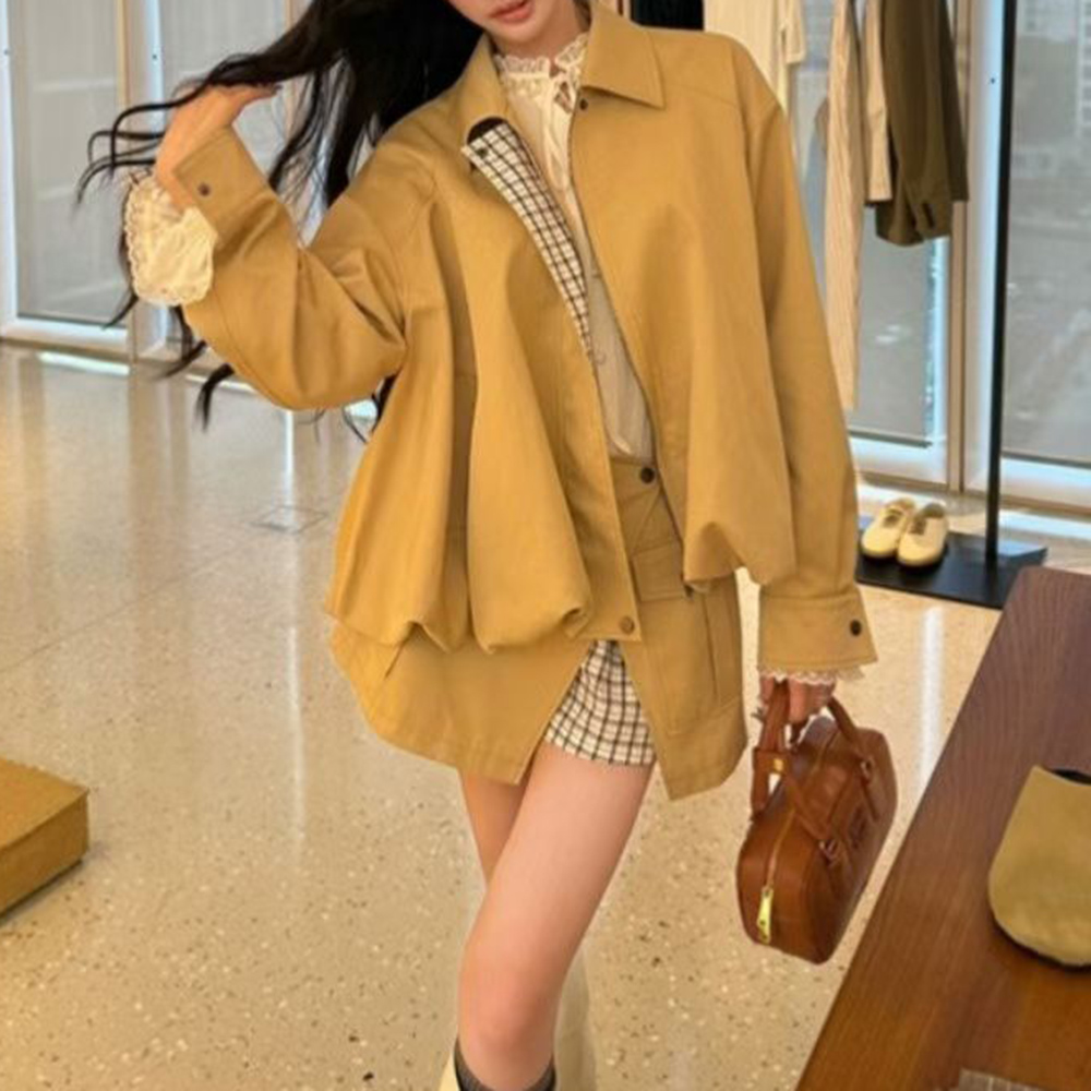TWOTWINSTYLE Khakl Gespleißt T – Street Fashion Jacket Bewertung und Preis