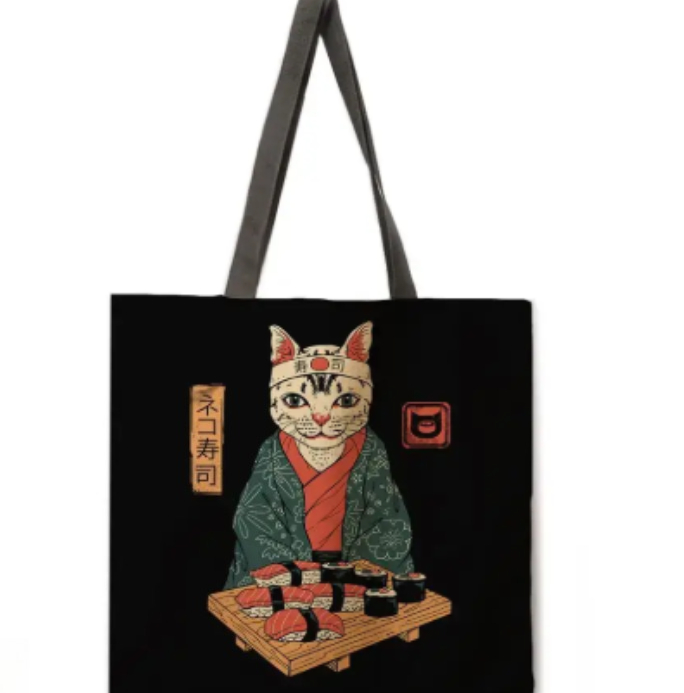 Niedliche Katzen-Tragetasche,  – Tote Bag Canvas Print Bewertung und Preis