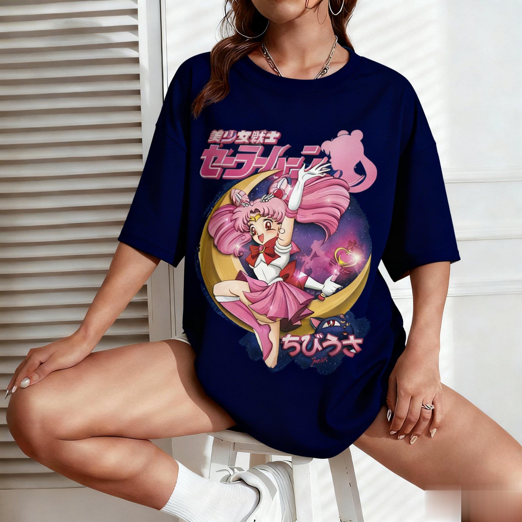 Sailor Moon Anime Druck Männer – Street Fashion Japan Bewertung und Preis