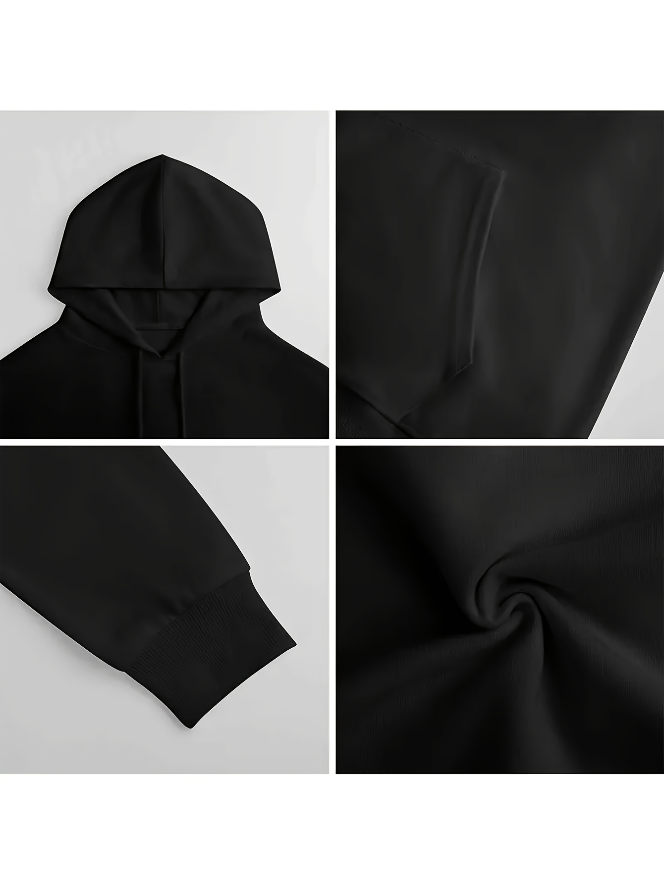 Schwarzer Herren-Hoodie mit de – Street Fashion Theme Bewertung und Preis