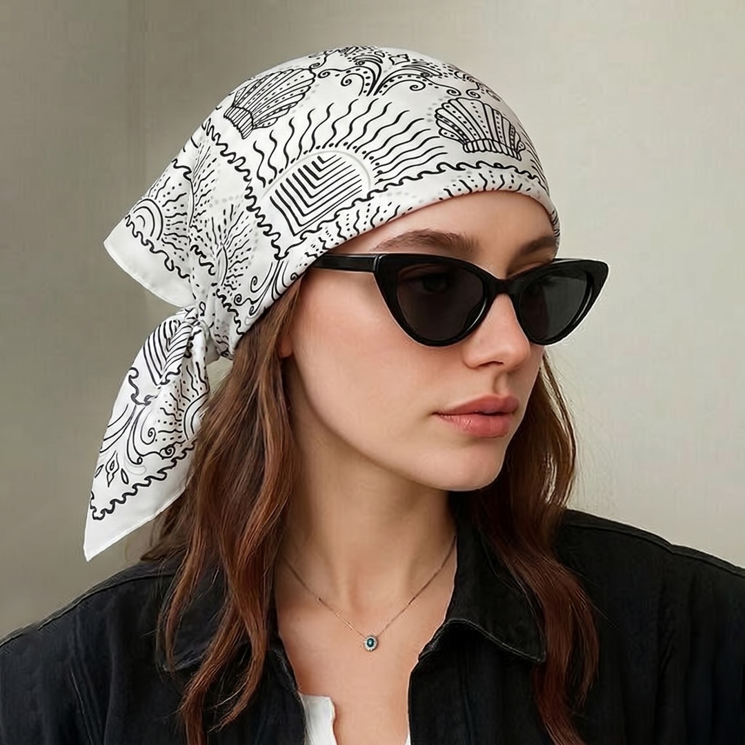 Damen-Schal Hijab Quadratische – Street Fashion Hijab Bewertung und Preis