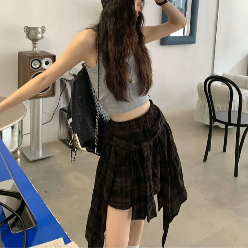 Modische Unregelmäßige Vintage – Korean Street Fashion Female Bewertung und Preis
