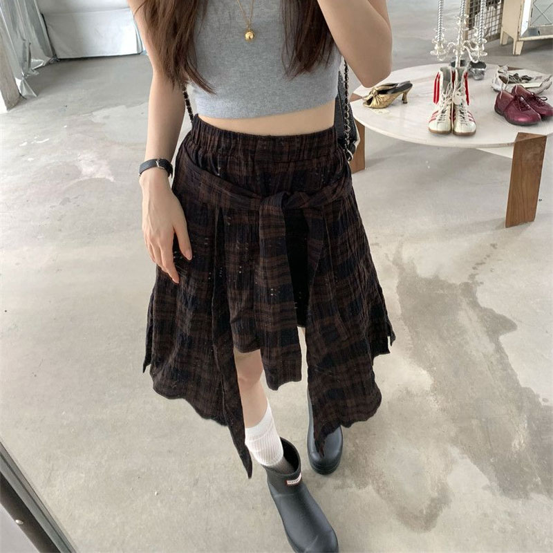 Modische Unregelmäßige Vintage – Korean Street Fashion Female Bewertung und Preis