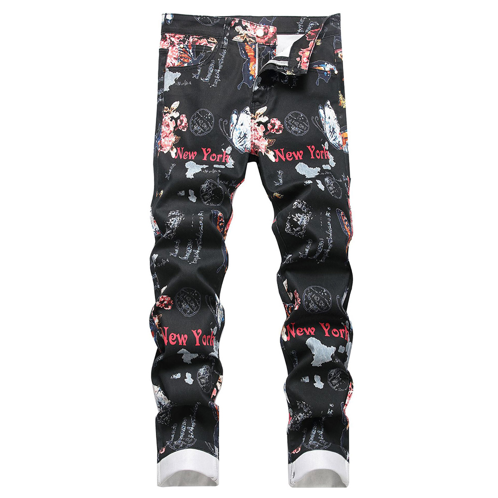 Herren Digital-Print Jeans Mod – Street Fashion Of New York Bewertung und Preis