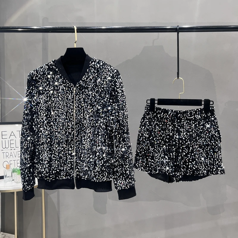 Premium-Paillettenmantel, Dame – Street Fashion Jacket Bewertung und Preis