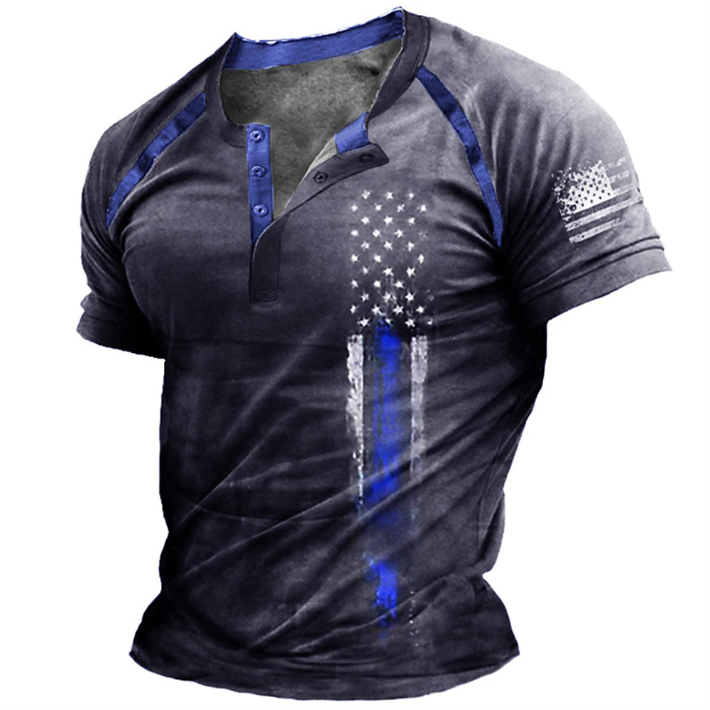 Lustiges 3D-amerikanische-Flag – Street Fashion Vintage Bewertung und Preis