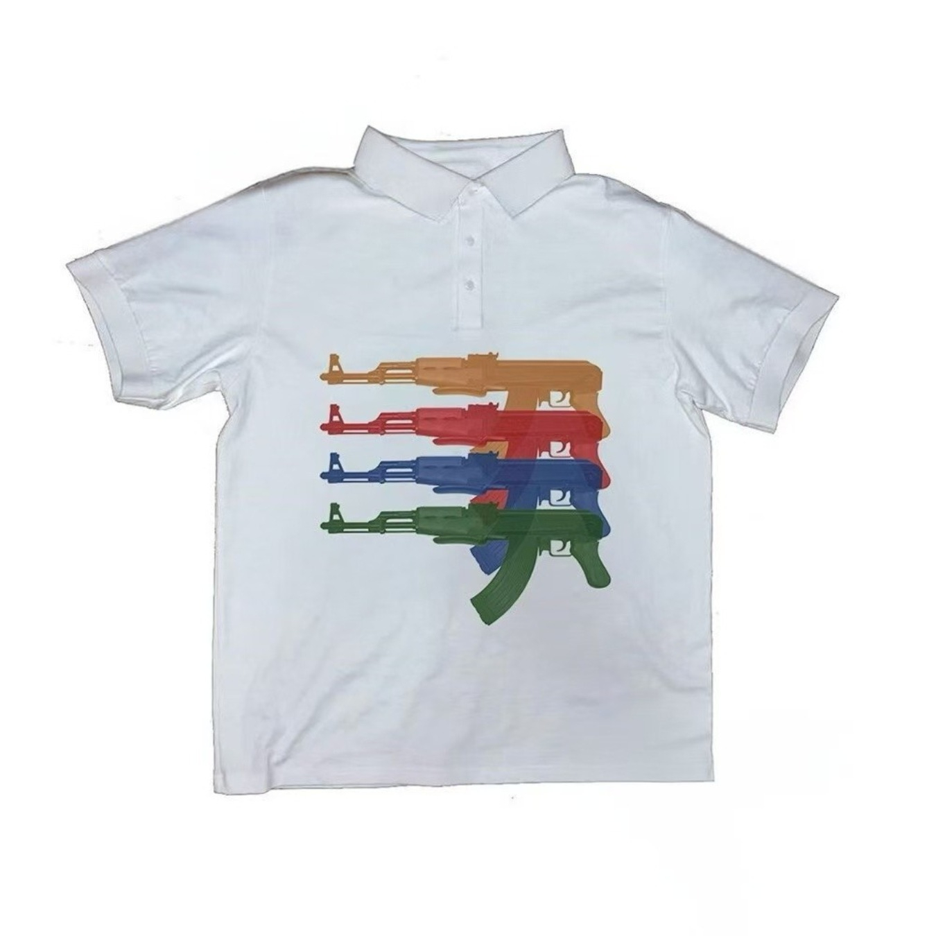 Modischer Y2K-Kurzarm-Polo-T-S – Street Fashion England Bewertung und Preis