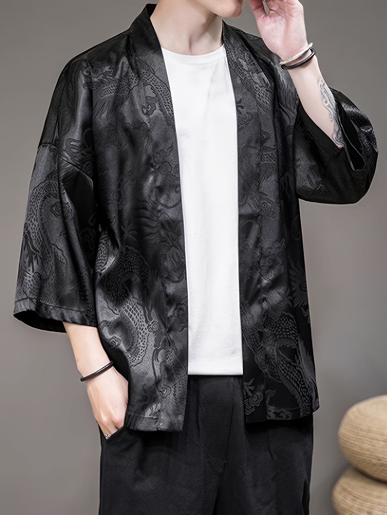 2026 Sommer Herren Kimono mit  – Street Fashion Clothing Bewertung und Preis