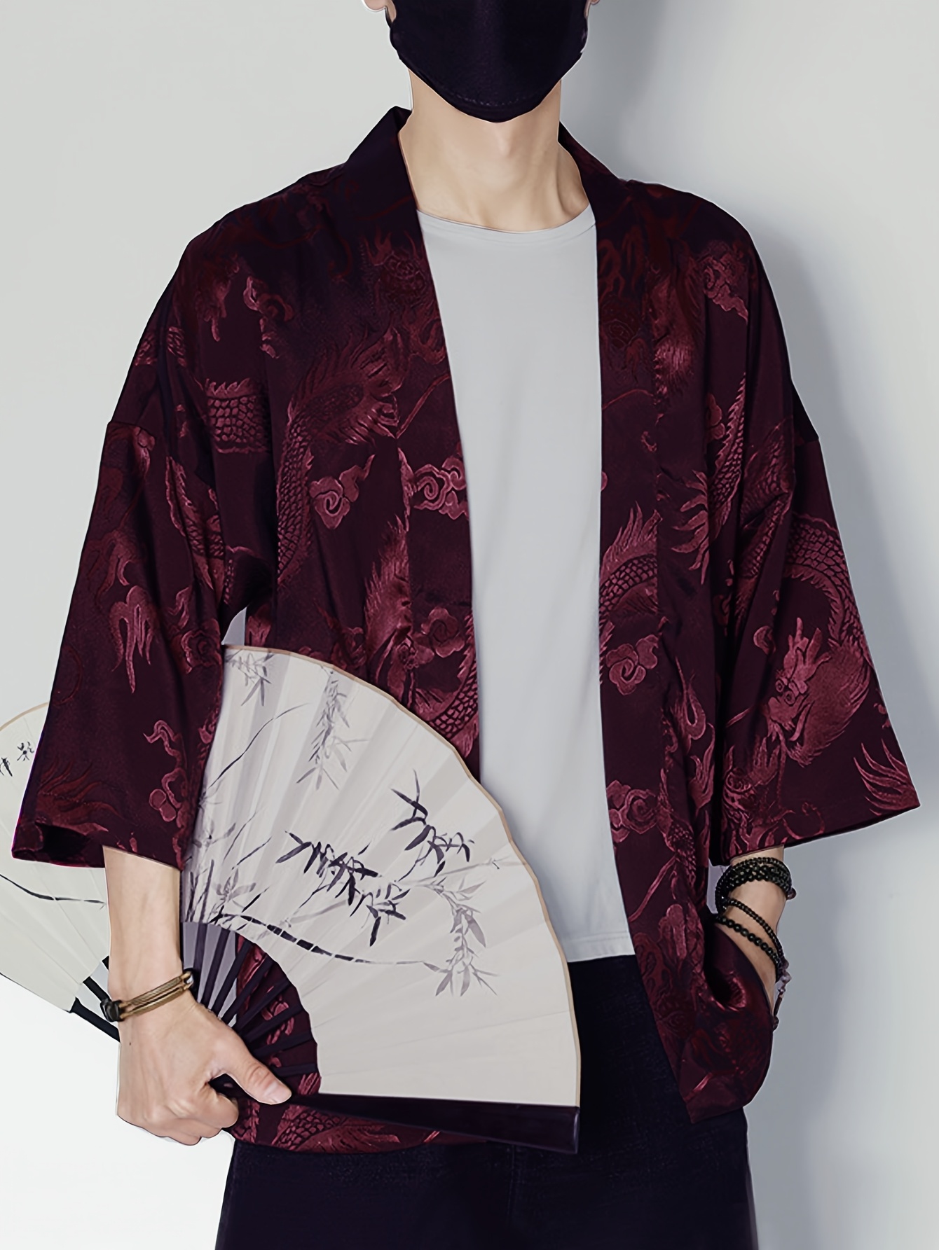 2026 Sommer Herren Kimono mit  – Street Fashion Clothing Bewertung und Preis