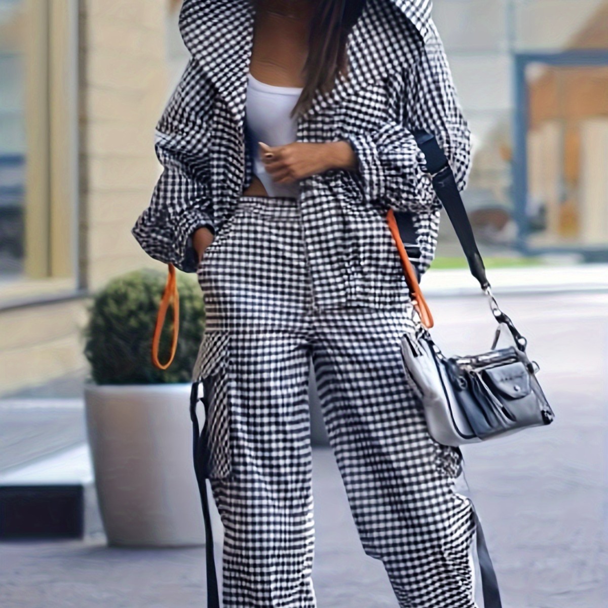 Frühling Herbst Casual Plaid P – Street Fashion Jacket Bewertung und Preis