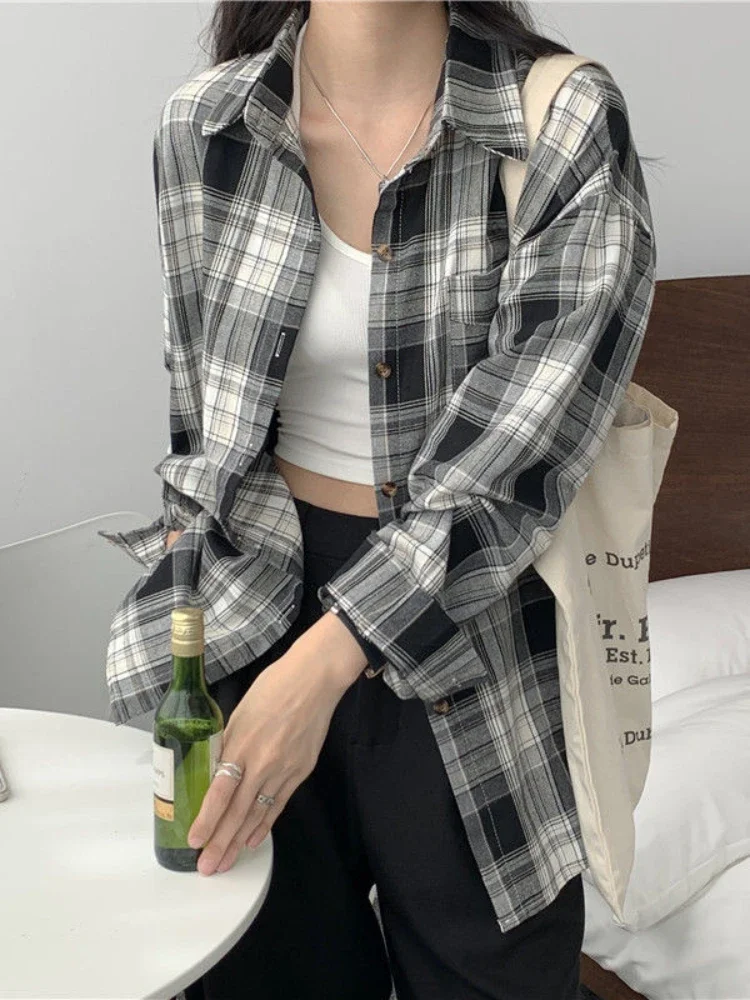 Casual Lange Ärmel Herbst Blus – Korean Street Fashion Female Bewertung und Preis