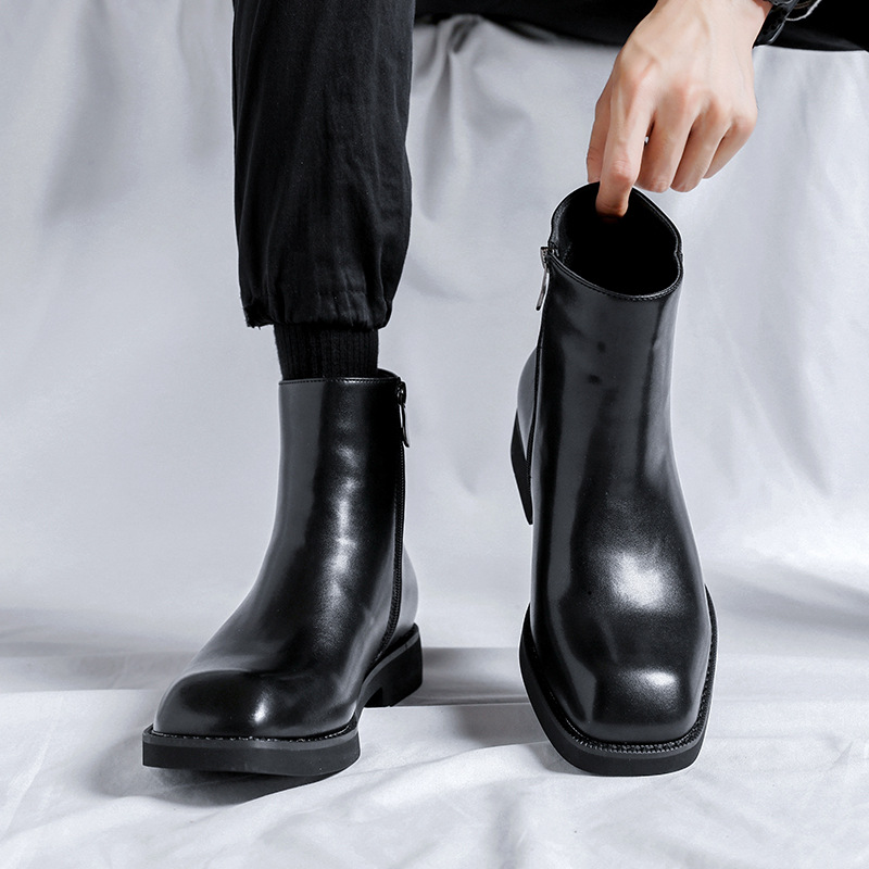 Herren-Chelsea-Stiefel im engl – Street Fashion England Bewertung und Preis