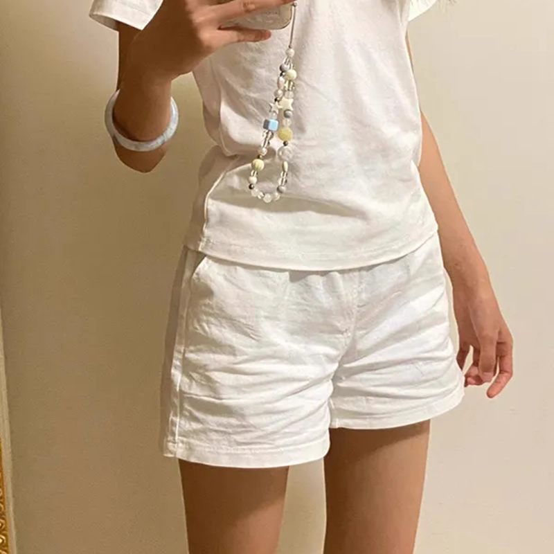 Hohe Taille Baumwolle Shorts F – Korean Street Fashion Female Bewertung und Preis