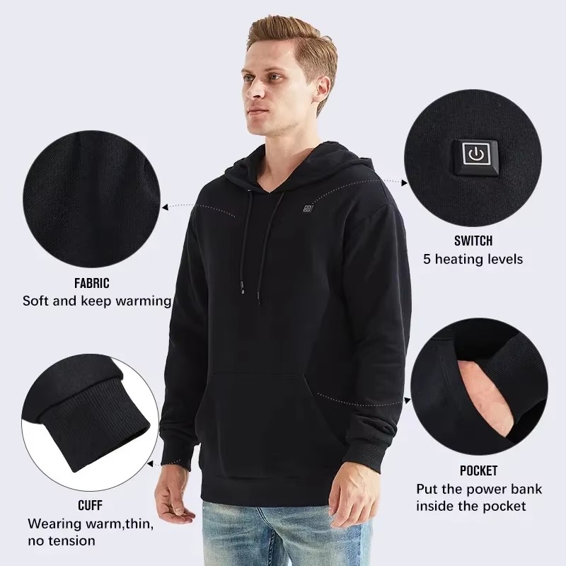 Damen USB-Heiz-Hoodies Herren  – Street Fashion Jacket Bewertung und Preis