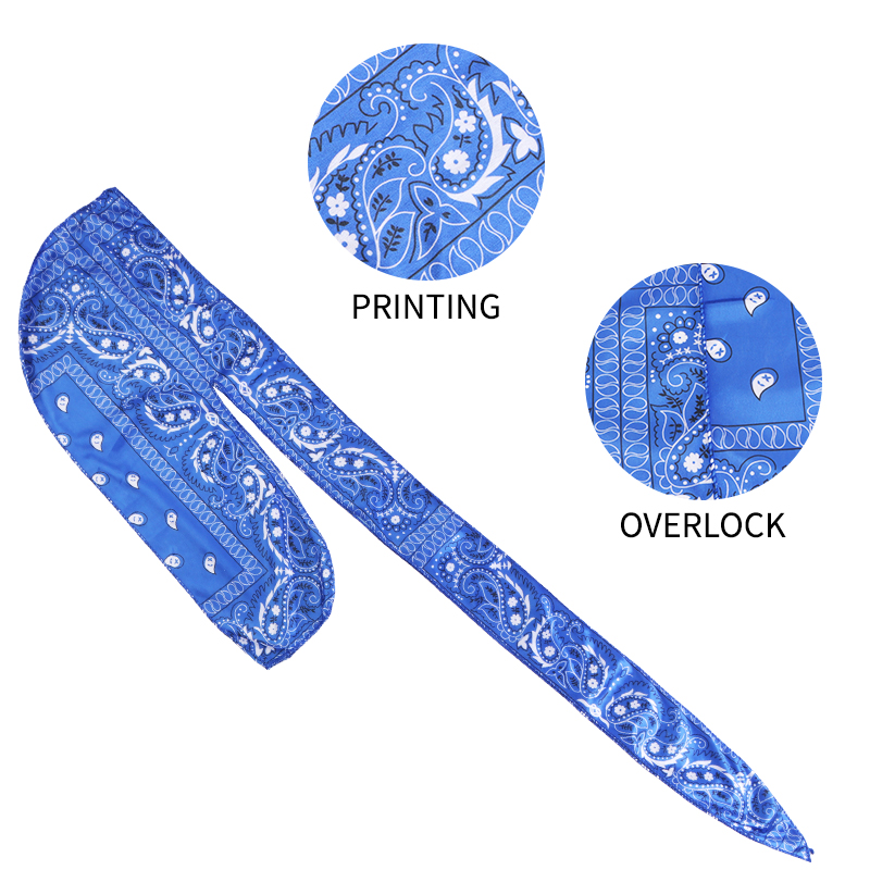 Amoeba Print Seidige Durag Ban – Street Fashion Hijab Bewertung und Preis