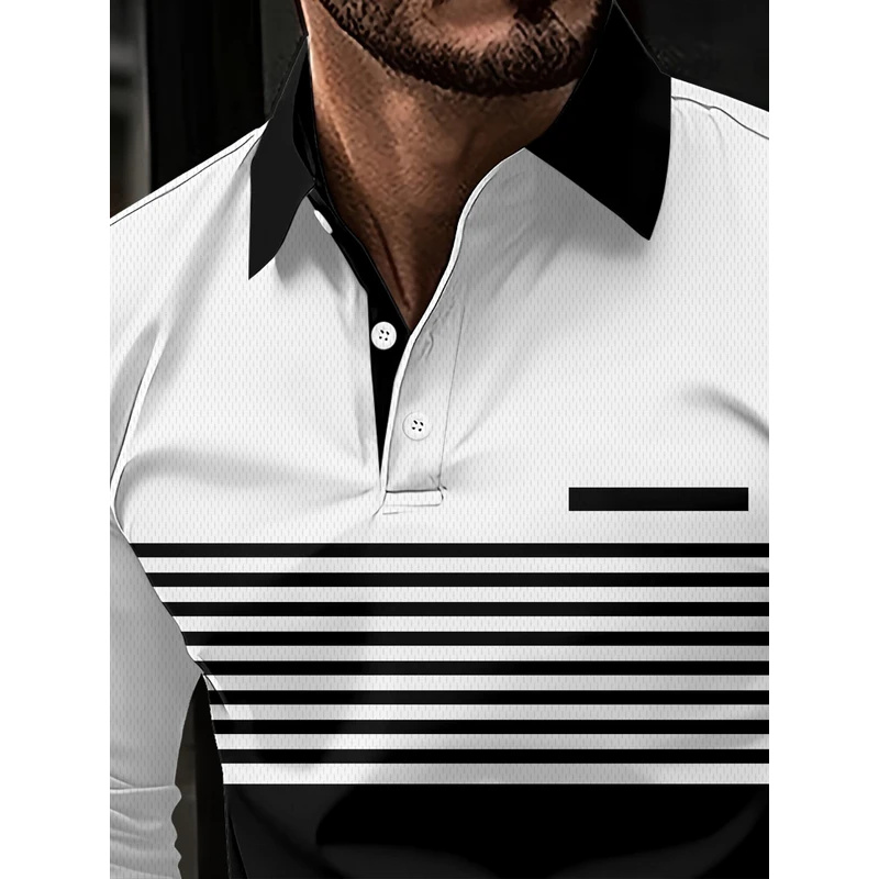 Poloshirt mit Streifenmuster b – Street Fashion England Bewertung und Preis