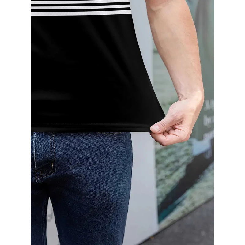 Poloshirt mit Streifenmuster b – Street Fashion England Bewertung und Preis