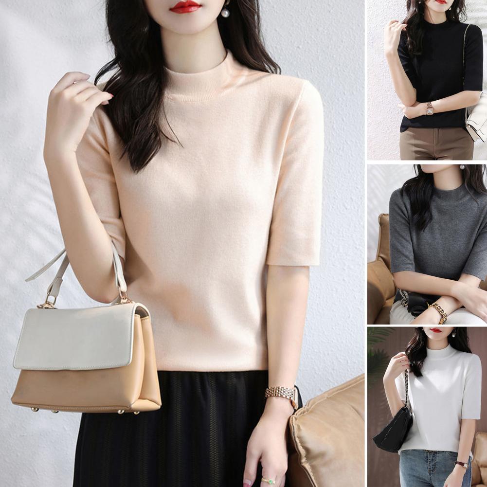 Sommer Gestrickte Pullover Kur – Korean Street Fashion Female Bewertung und Preis
