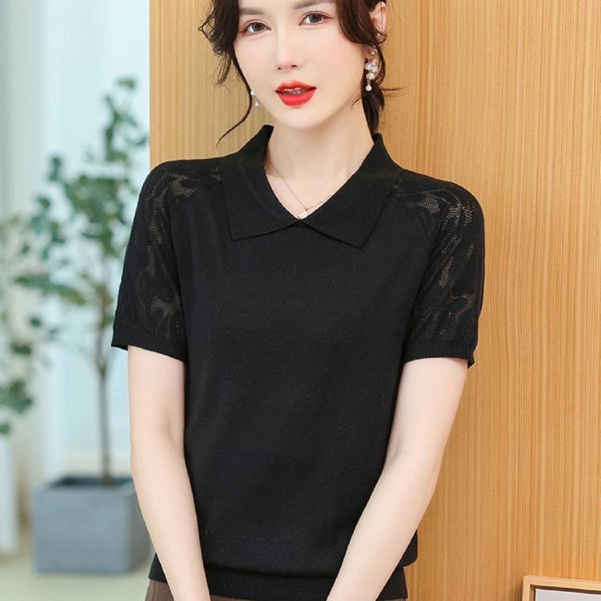 Frauen Sommer Pullover Polo Ne – Korean Street Fashion Female Bewertung und Preis