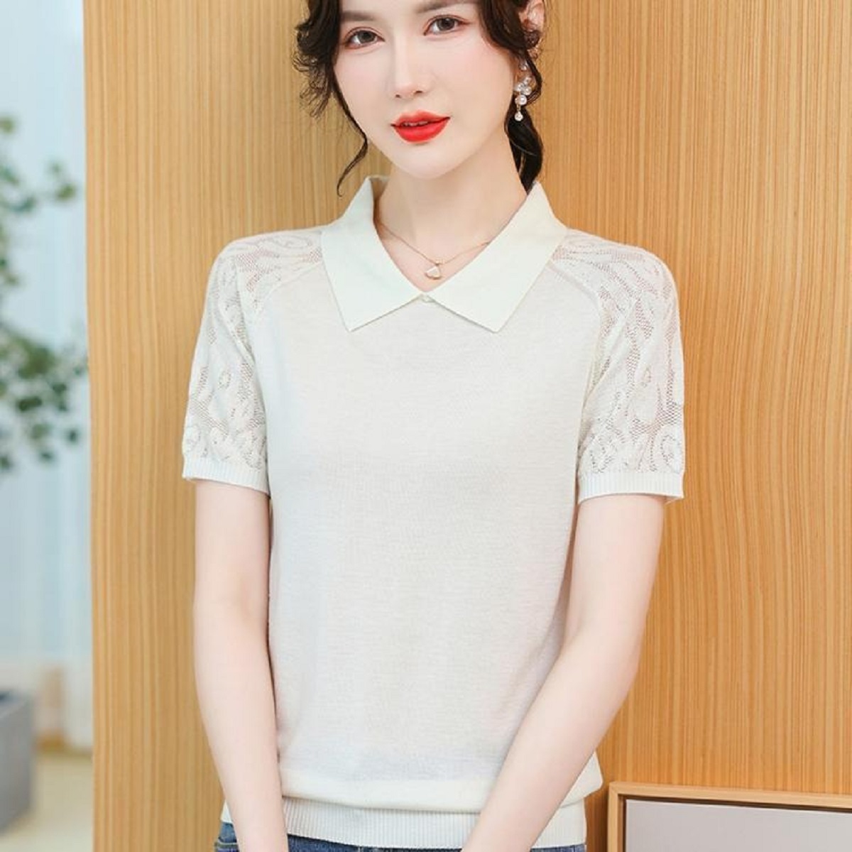 Frauen Sommer Pullover Polo Ne – Korean Street Fashion Female Bewertung und Preis