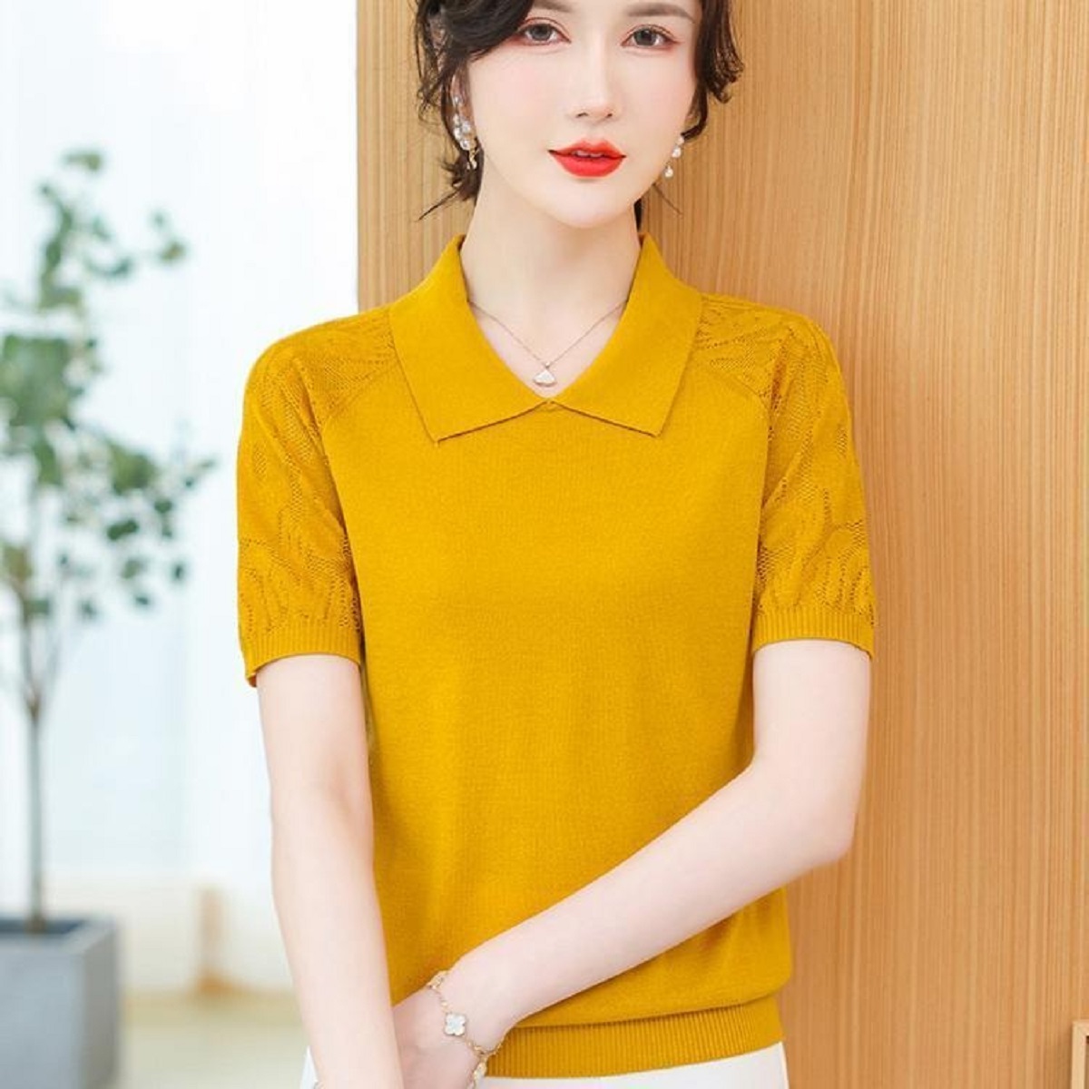 Frauen Sommer Pullover Polo Ne – Korean Street Fashion Female Bewertung und Preis
