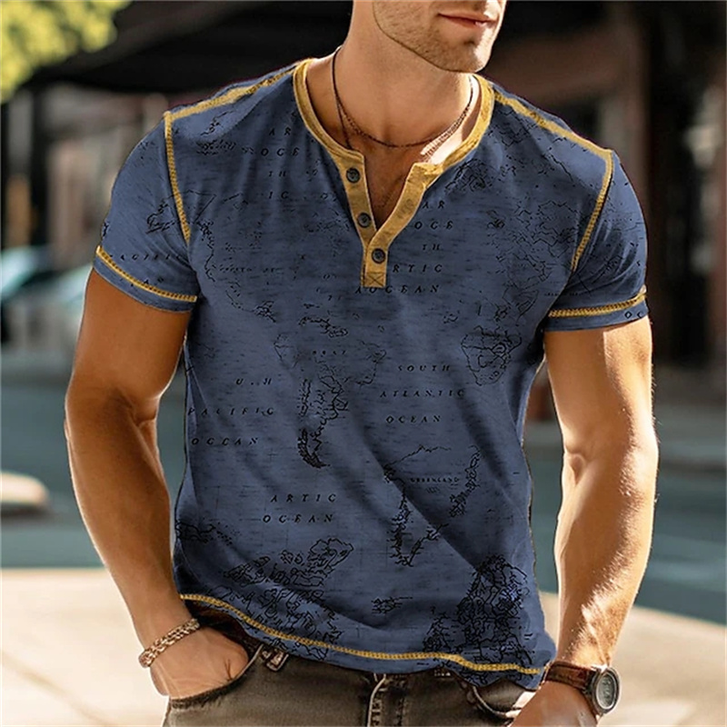 Herren-Henry-Shirts mit lustig – Street Fashion Vintage Bewertung und Preis