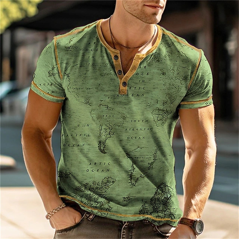 Herren-Henry-Shirts mit lustig – Street Fashion Vintage Bewertung und Preis