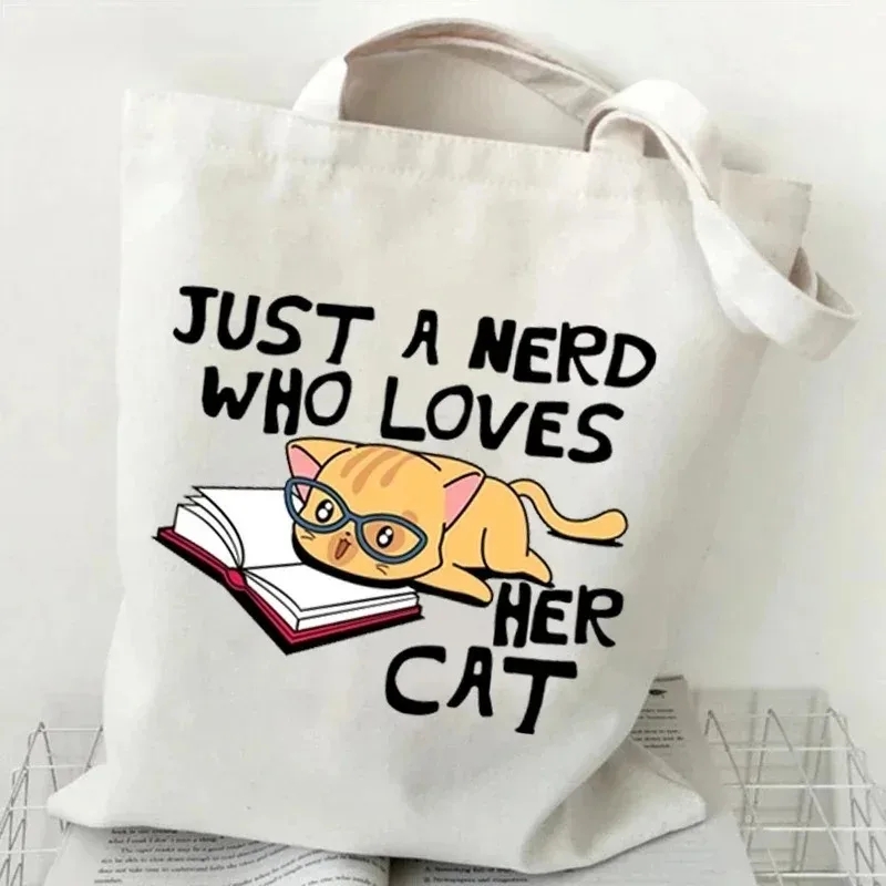 Katze und Buch Canvas Handtasc – Tote Bag Canvas Print Bewertung und Preis